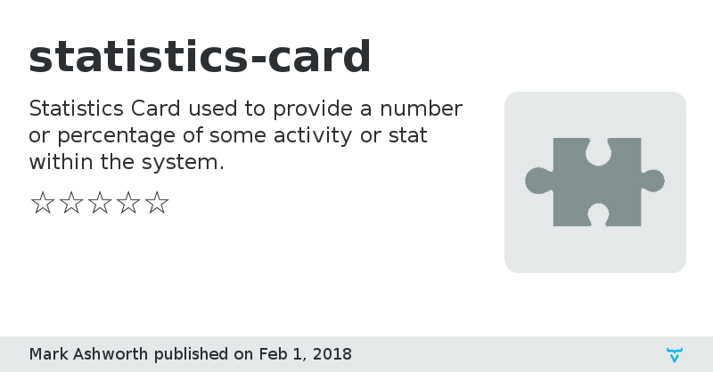 statistics-card - Vaadin Add-on Directory