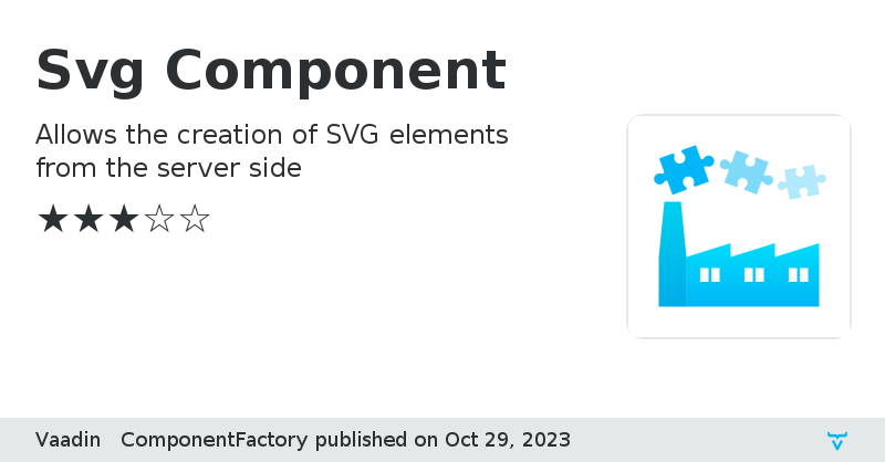 Svg Component - Vaadin Add-on Directory
