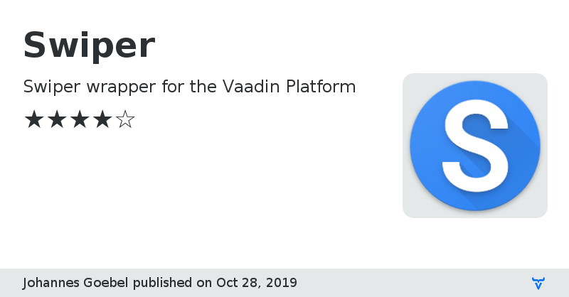 Swiper - Vaadin Add-on Directory