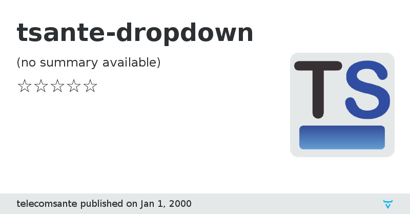 tsante-dropdown - Vaadin Add-on Directory
