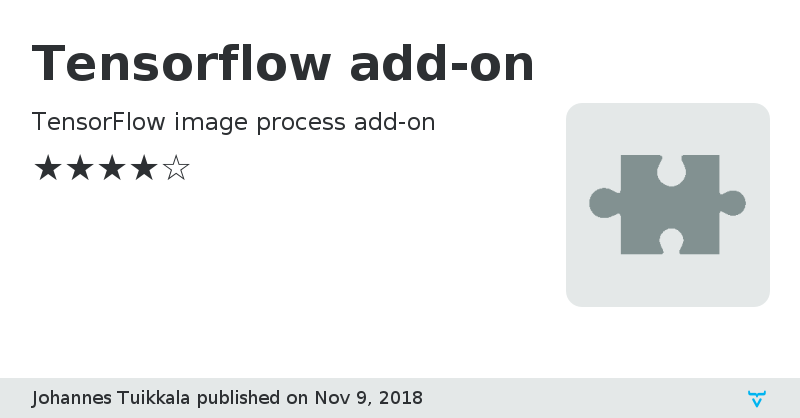 Tensorflow add-on - Vaadin Add-on Directory