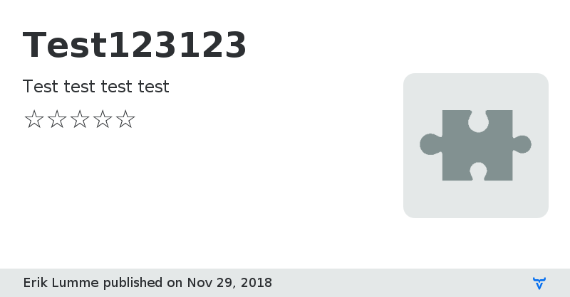 Test123123 - Vaadin Add-on Directory