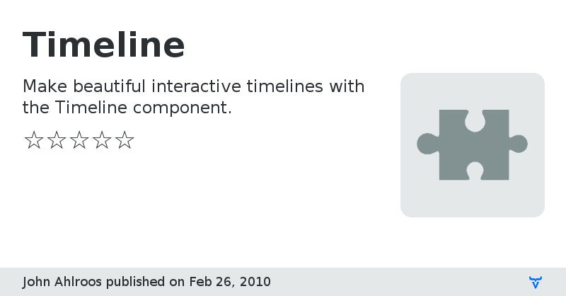 Timeline - Vaadin Add-on Directory