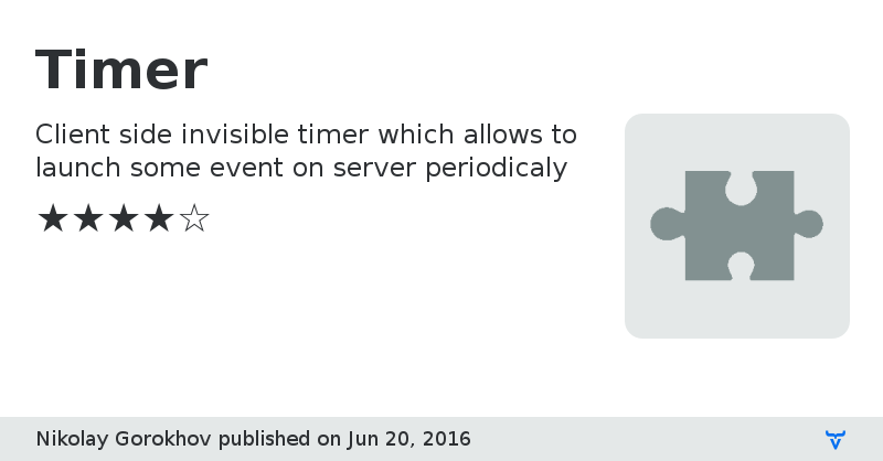 Timer - Vaadin Add-on Directory