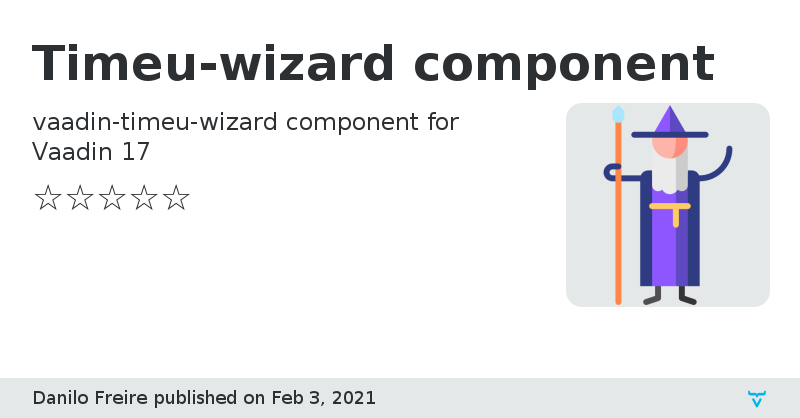 Timeu-wizard component - Vaadin Add-on Directory