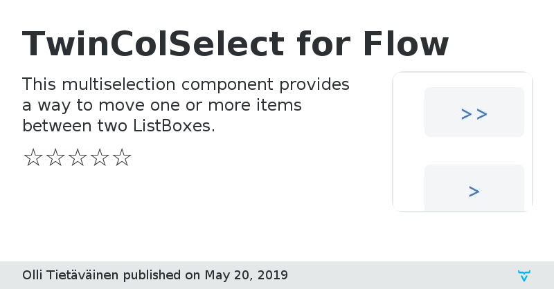 TwinColSelect for Flow - Vaadin Add-on Directory