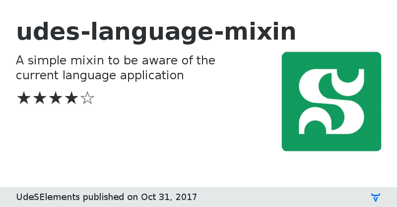 udes-language-mixin - Vaadin Add-on Directory