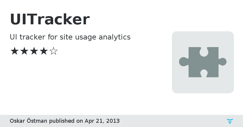 UITracker - Vaadin Add-on Directory