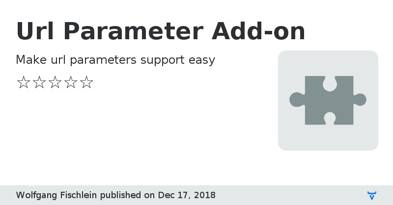 Url Parameter Add-on - Vaadin Add-on Directory