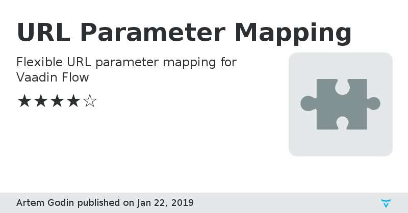URL Parameter Mapping - Vaadin Add-on Directory