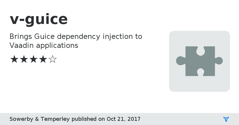 v-guice - Vaadin Add-on Directory