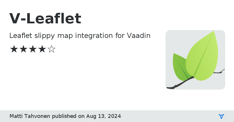 V-Leaflet - Vaadin Add-on Directory