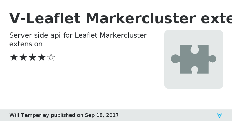 V-Leaflet Markercluster extensions - Vaadin Add-on Directory