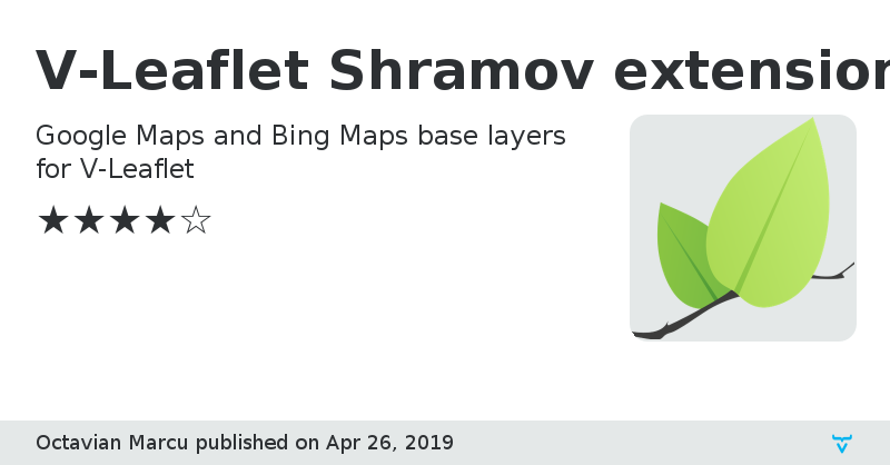 V-Leaflet Shramov extensions - Vaadin Add-on Directory