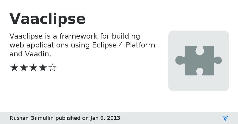 Vaaclipse - Vaadin Add-on Directory