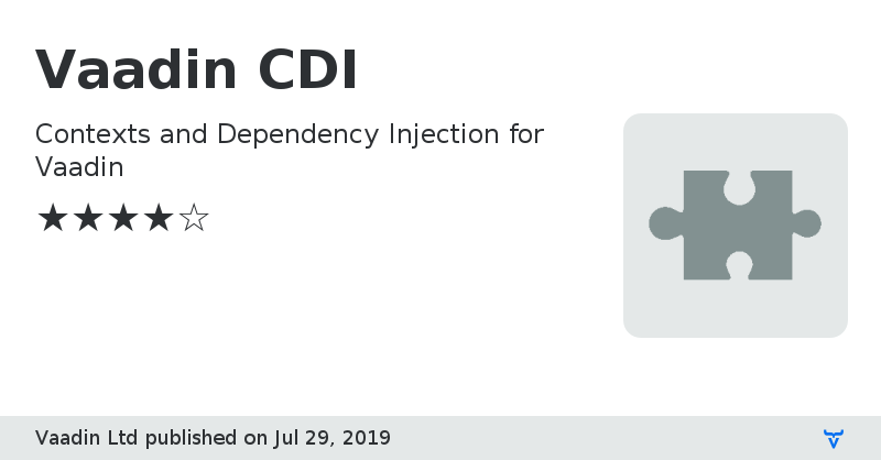 Vaadin CDI - Vaadin Add-on Directory