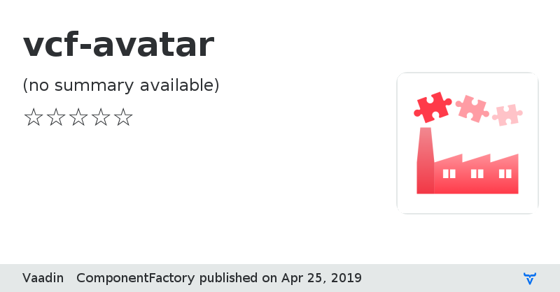 vcf-avatar - Vaadin Add-on Directory