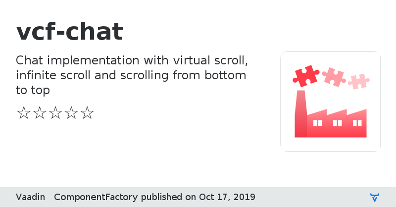 vcf-chat - Vaadin Add-on Directory