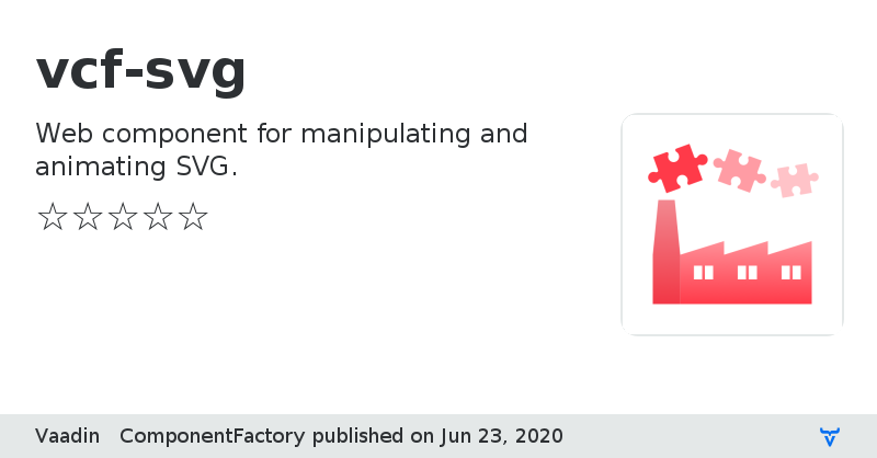 vcf-svg - Vaadin Add-on Directory