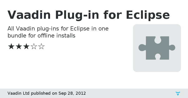 Vaadin Plug-in for Eclipse - Vaadin Add-on Directory