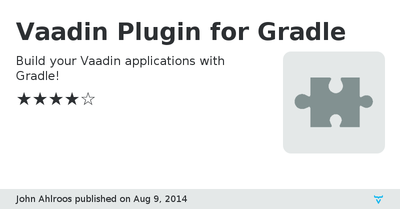Vaadin Plugin for Gradle - Vaadin Add-on Directory