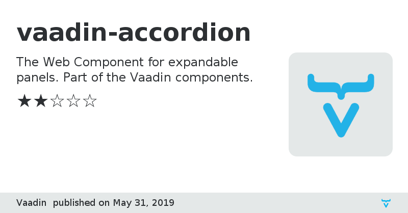 vaadin-accordion - Vaadin Add-on Directory