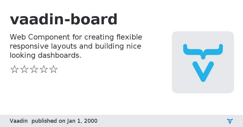 vaadin-board - Vaadin Add-on Directory