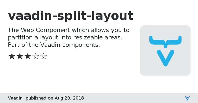 vaadin-split-layout - Vaadin Add-on Directory