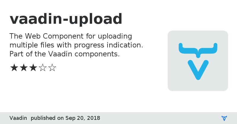 vaadin-upload - Vaadin Add-on Directory