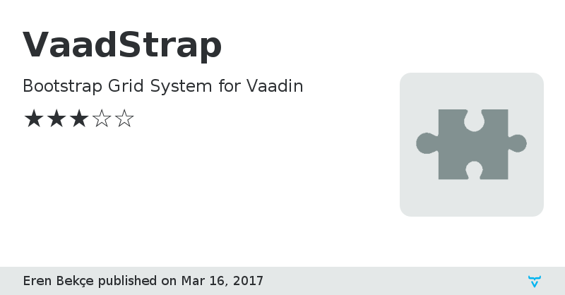 VaadStrap - Vaadin Add-on Directory