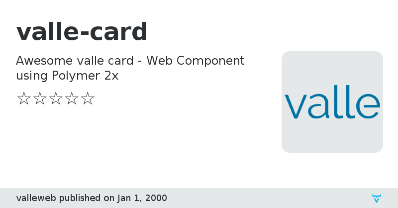 valle-card - Vaadin Add-on Directory