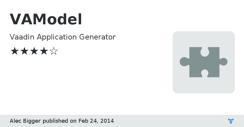 VAModel - Vaadin Add-on Directory