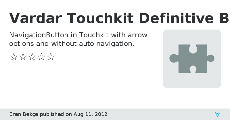 Vardar Touchkit Definitive Button Widget - Vaadin Add-on Directory