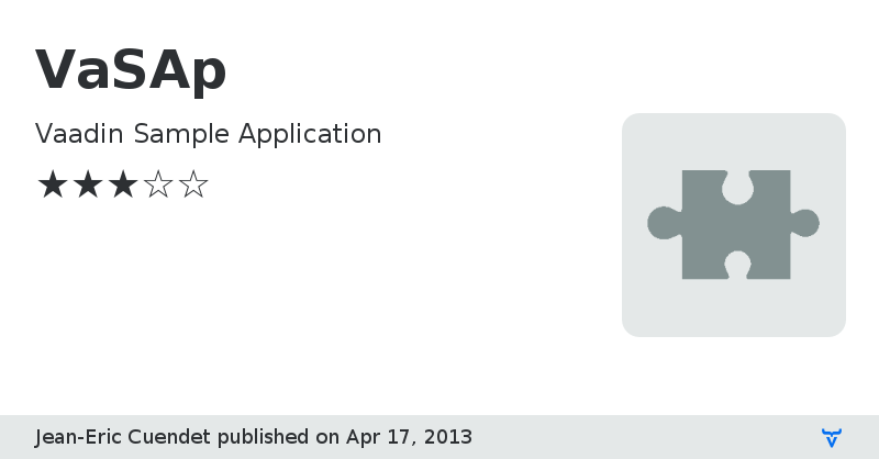 VaSAp - Vaadin Add-on Directory
