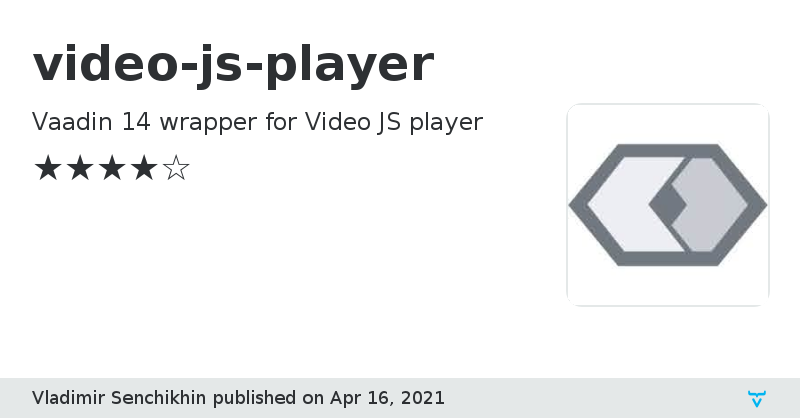 video-js-player - Vaadin Add-on Directory