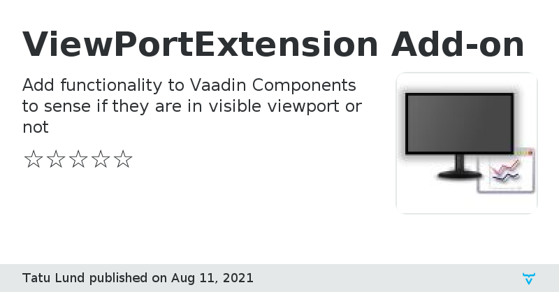 ViewPortExtension Add-on - Vaadin Add-on Directory