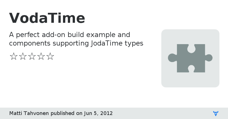 VodaTime - Vaadin Add-on Directory