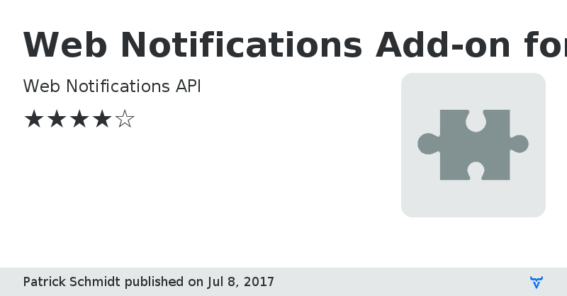 Web Notifications Add-on for Vaadin 8 - Vaadin Add-on Directory