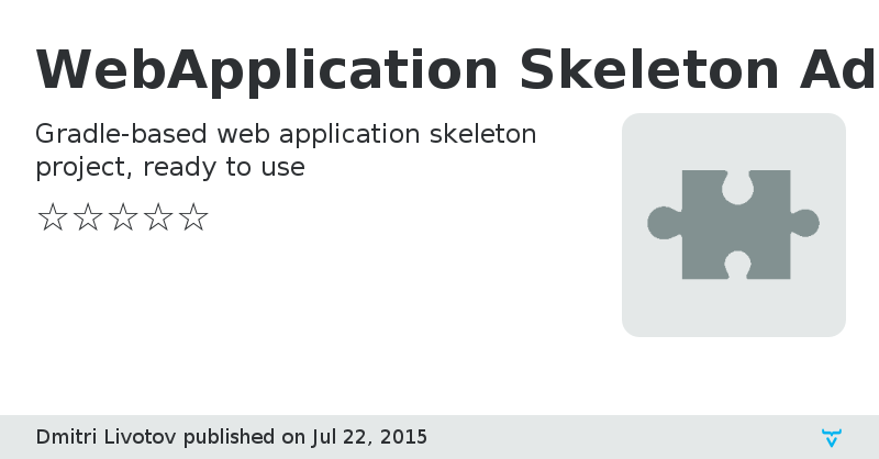 WebApplication Skeleton Addon - Vaadin Add-on Directory