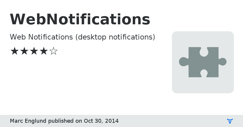WebNotifications - Vaadin Add-on Directory