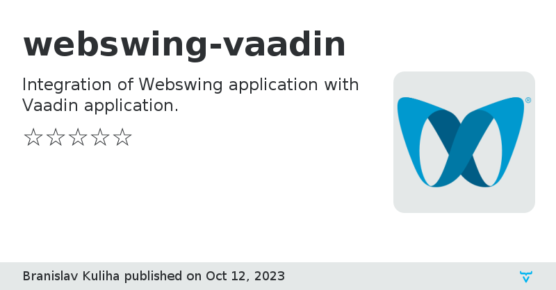 webswing-vaadin - Vaadin Add-on Directory