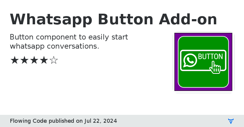 Whatsapp Button Add-on - Vaadin Add-on Directory