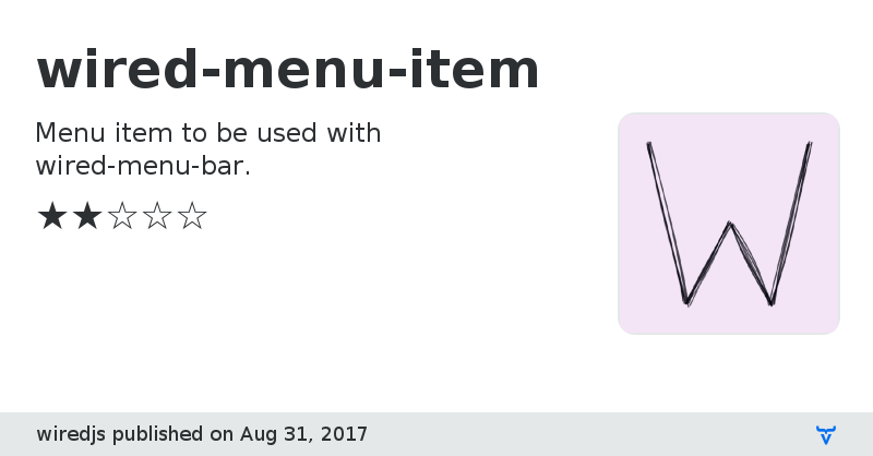 wired-menu-item - Vaadin Add-on Directory