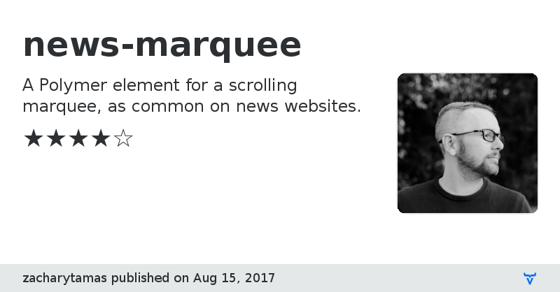 news-marquee - Vaadin Add-on Directory