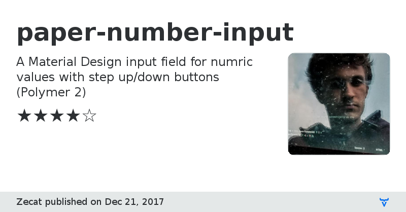 paper-number-input - Vaadin Add-on Directory