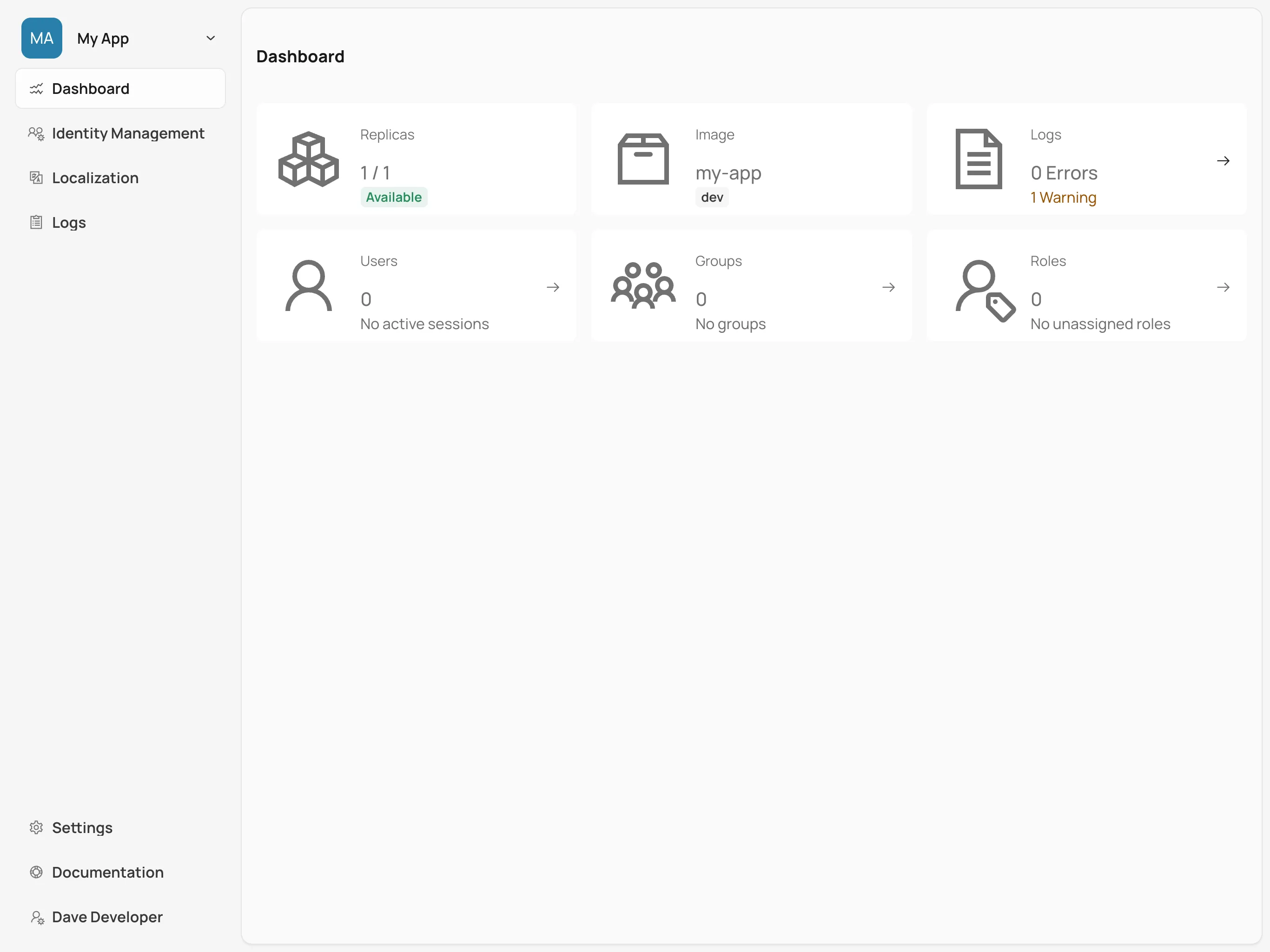 App Dashboard