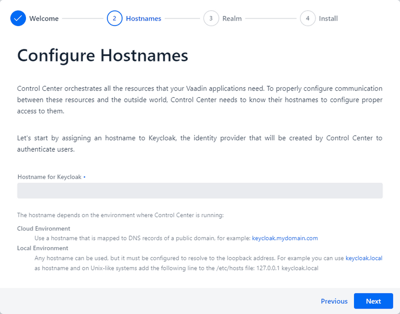 Configure Keycloak Hostname