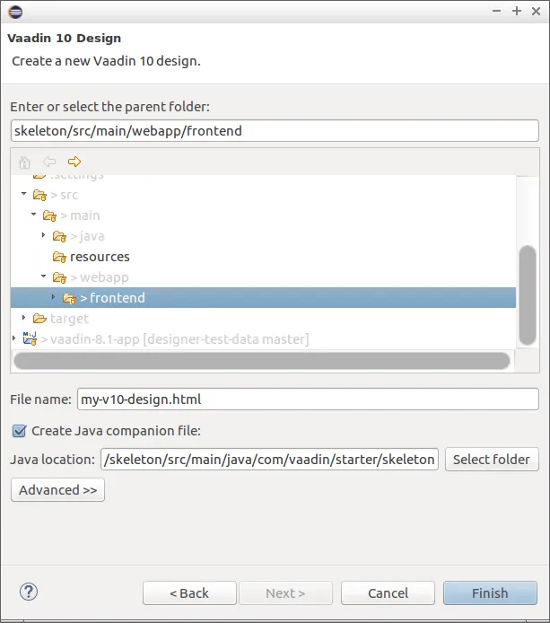 designer 3 getting started vaadin 10 next