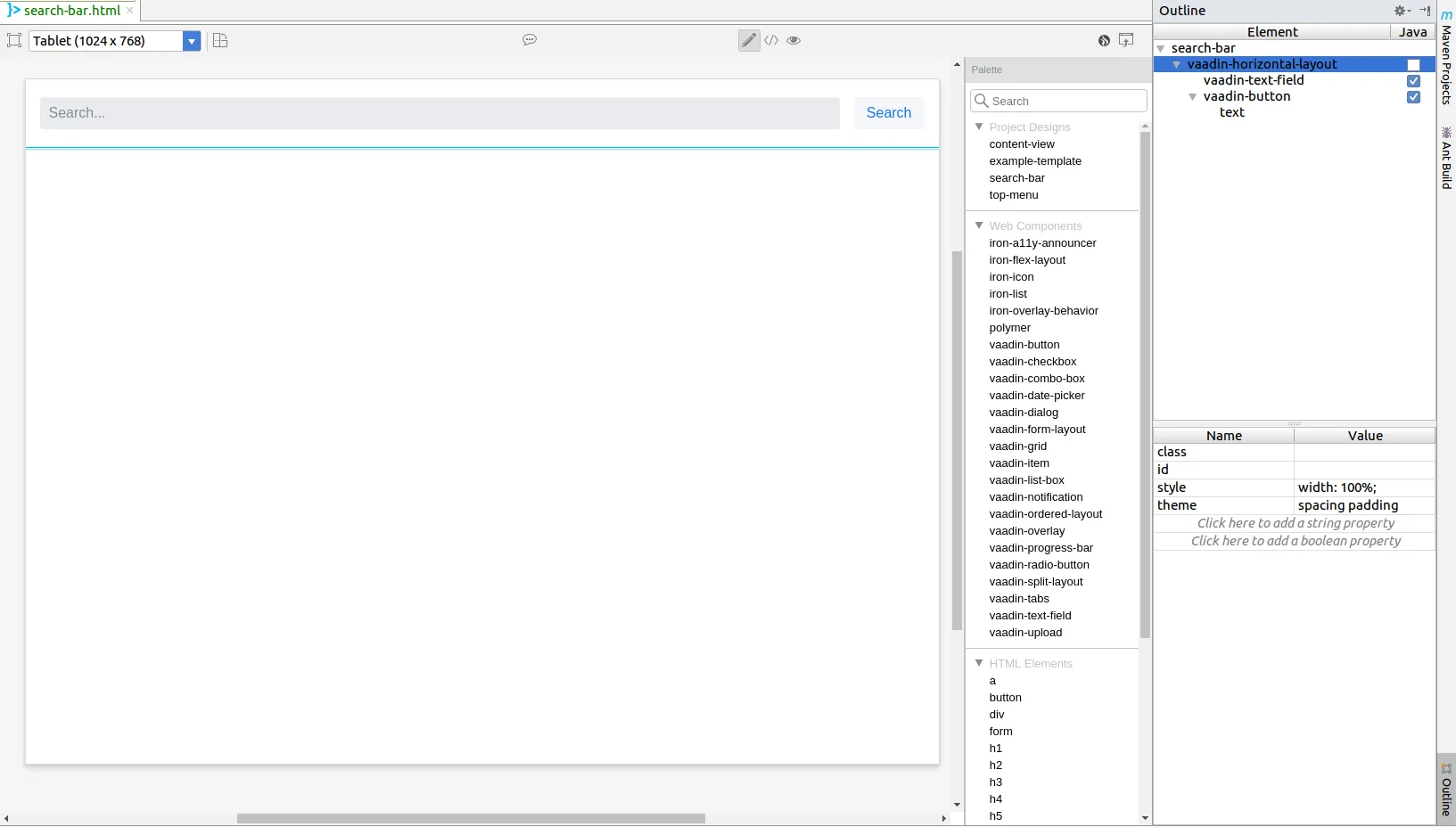 designer 3 tutorial reuse search bar