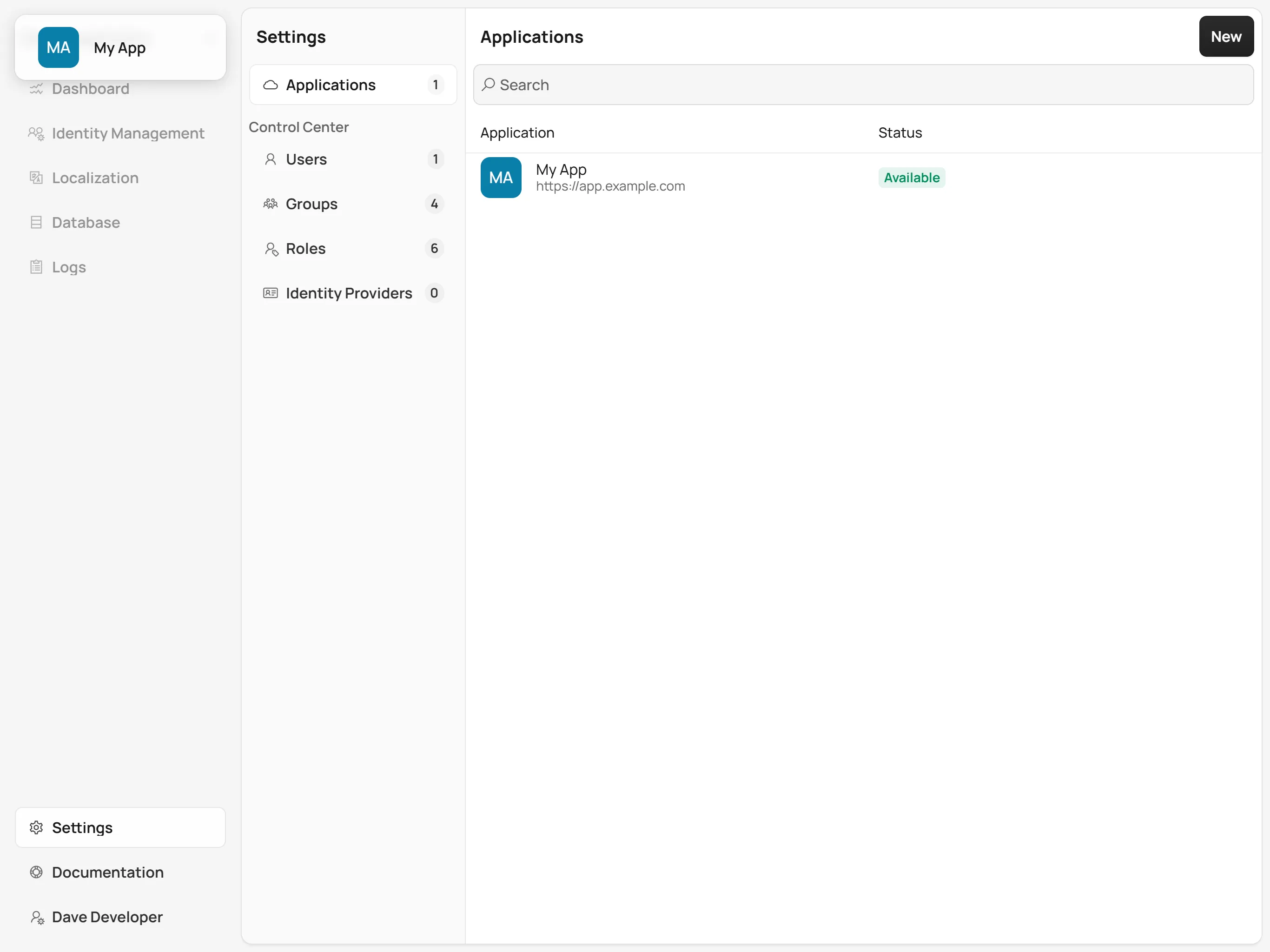 Application Selector